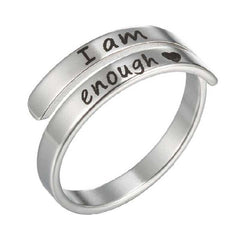Stainless Steel English Double Ring