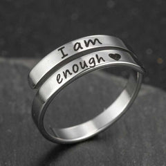 Stainless Steel English Double Ring
