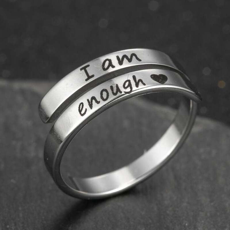 Stainless Steel English Double Ring
