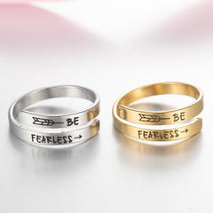 Stainless Steel English Double Ring